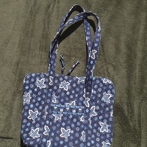 Blue and white Vera Bradley bag 12" x 15" x 4"